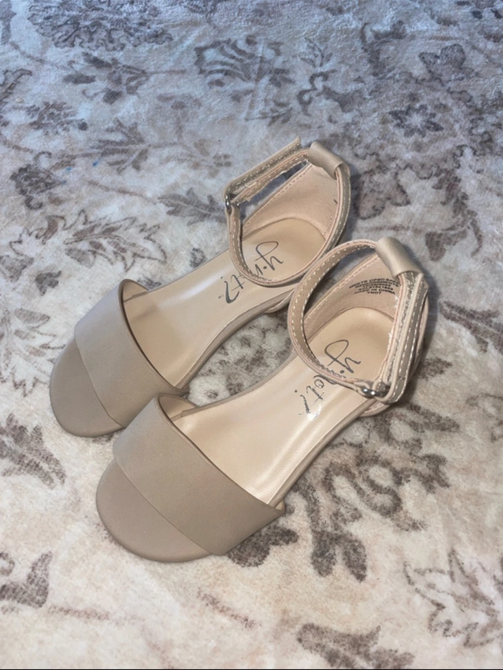 Beige Ankle-Strap Sandals - Women